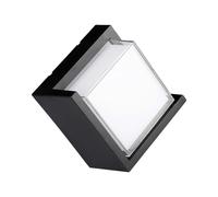 Applique Murale LED Carrée V-TAC Extérieur 12W Lumière Naturelle/Chaude Noir