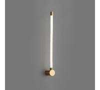 Applique Murale LED Classique Nordique Longue, Tube LED doré, Lampe Murale linéaire pour Chambre à Coucher, Salle de Bain, Miroir, vanité, luminaire Mural pour Chevet, Salon, escalier, coulo