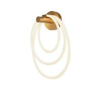 Applique murale LED, couleur or, lampe de couloir, lampe de salon, H 46 cm