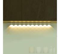 Applique Murale LED de Cuisine avec détecteur de Mouvement, Rechargeable par USB, 3 000 K/4 000 K/6 000 K, Commande Tactile, intensité Variable, pour Placard, Chambre à Coucher, Chevet