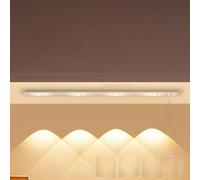 Applique Murale LED de Cuisine avec détecteur de Mouvement, Rechargeable par USB, 3 000 K/4 000 K/6 000 K, Commande Tactile, intensité Variable, pour Placard, Chambre à Coucher, Chevet