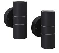 Applique Murale Led D'extérieur 2 Pcs Inox Vers Le Bas/Haut