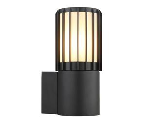 Applique murale LED d'extérieur, applique murale, luminaire d'extérieur, anthracite, aluminium, H 20 cm