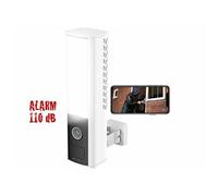 Applique murale LED dextérieur avec caméra IP connectée 2K - coloris blanc [VisorTech]