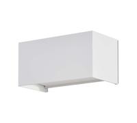 Applique murale LED d'extérieur, éclairage vers le haut et vers le bas, lampe de façade, blanche, L 20 cm