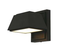 Applique murale LED d'extérieur, éclairage vers le haut et vers le bas, noir, H 16,5 cm, IP65
