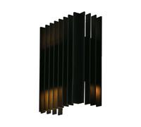 Applique murale LED d'extérieur, lampe de façade Up & Down noire, IP65, H 20 cm