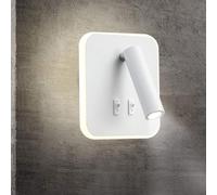 applique murale LED d'intérieur 10W Spot mural à LED avec interrupteur pour chambre à coucher table de nuit salon bureau, blanc, couleur de lumière : blanc neutre
