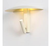 Applique murale LED d'intérieur avec interrupteur, lampe de lecture 3 W + 2 W pour lit, spot mural orientable à 350° 3000 K, lampe murale moderne, lampe décorative orientable pour chambre,Blanc