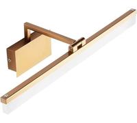 Applique Murale LED dorée pour Salle de Bain Lustre Moderne avec Miroir Anti-humidité pour décoration intérieure et Coiffeuse lumière Blanche - 62 cm,Lumière Blanche - 62 cm