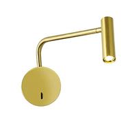 Applique Murale LED, Douille G9, Lampe de Chevet réglable avec Interrupteur, Bras en métal, Longueur : 35 cm, Chambre à Coucher, Salon, AC110 V - 240 V [Classe énergétique A+], Appliques murales
