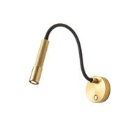 Applique murale LED Drill finition dorée 10.5x10x38.5 cm