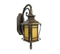 Applique murale LED E27 style européen rétro vintage, lanterne d'extérieur, pour balcon, porte, hôtel, poteau de porte, villa, patio, extérieur, grande taille, étanche, intérieur et extérieur