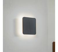 Applique murale LED Elrik Lucande, noir, Couloir, Métal, Moderne, Applique Murale LED