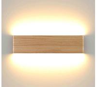 Applique Murale LED en Bois, Applique intérieure, Chambre à Coucher, Couloir, escalier, Salon, éclairage intérieur, veilleuse Blanche Chaude