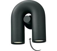 Applique murale LED en forme de U, construction en aluminium, différentes options d'éclairage, noir A, tricolore n° RC