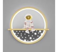 Applique Murale LED en métal Style Astronaute pour Chambre d'enfant, Style Nordique Moderne, luminaire décoratif d'intérieur, idéal pour Un Salon, Une Salle d'étude ou Une Chambre d'enfant.