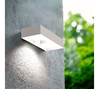 LEDKIA LIGHTING Applique Murale LED Extérieure 6W Karl Solaire Blanche 3000K Blanc chaud