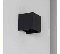 Applique Murale LED Extérieure Aluminium 6W Éclairage Double Face Eros Noire