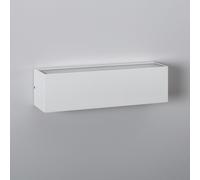Applique Murale LED Extérieure Lena 10W Éclairage Double Face Rectangulaire Bla