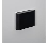 Applique Murale LED Extérieure Luming 6W Éclairage Double Face Carrée Noire [EEK: F]