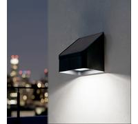 Applique Murale LED Extérieure Solaire Aluminium Namib avec Détecteur Mouvement