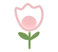 Applique Murale LED Fleur Rose pour Chambre de Princesse - Design Ultra-Fin en métal avec Abat-Jour en Acrylique, éclairage Moderne pour Chambre d'enfant et Couloir.