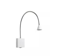 Applique Murale LED Flexible Blanc Chrome Salon Bureau 4000 K Interrupteur