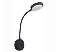 Applique murale LED flexo spot lampe de chambre lampe de lecture variateur tactile USB-C aimant