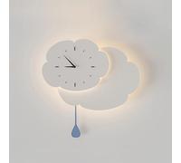 Applique Murale LED géométrique en Forme d'horloge, éclairage d'intérieur, lumière Blanche Froide 6000K, idéale pour Le Salon, la Chambre, l'hôtel ou la Chambre d'enfant.