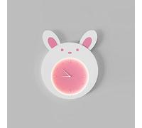 Applique Murale LED géométrique en Forme d'horloge, éclairage d'intérieur, lumière Blanche Froide 6000K, idéale pour Le Salon, la Chambre, l'hôtel ou la Chambre d'enfant.