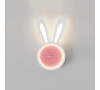 Applique Murale LED géométrique en Forme d'horloge, éclairage d'intérieur, lumière Blanche Froide 6000K, idéale pour Le Salon, la Chambre, l'hôtel ou la Chambre d'enfant.