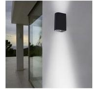 Applique Murale Led Gu10 X 2 Gris Anthracite..