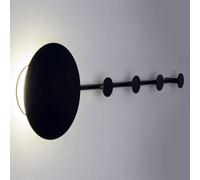 Applique Murale Led Han Porte-Manteau, Noir