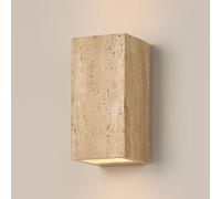 Applique Murale LED Haut et Bas, éclairage Mural en Pierre Naturelle, Appliques murales carrées Nordiques câblées, éclairage Mural d'intérieur pour Salon, Chambre à Coucher, Couloir