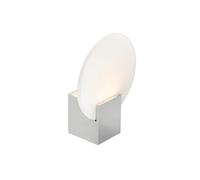 Applique murale LED Hester salle de bain, 9W, 3000K, 900lm, IP44, chromée