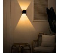 Applique murale led - inoleds - cube - noir