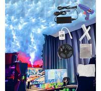 Applique Murale LED Intelligente en Forme de Nuage, Lampe Murale créative à Monter soi-même, Bande Lumineuse Multicolore, idéale pour Salle de Jeux, Garage, Club, Bar, 25 m