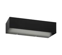 Applique murale LED IP44 noire 36 cm 8W, miroir, salle de bain, couloir, couleur