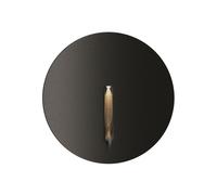 Applique Murale LED IP54 Ronde Ø 7 Cm Noir 3000 K Chaud Extérieur