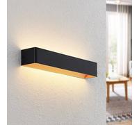 Applique murale LED Karam Arcchio, dimmable, noir, Salon / Salle à manger, Aluminium, Moderne, Applique Murale LED
