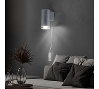 Applique Murale LED Lampe de Chambre Alu Brossé Couloir Aufwärts