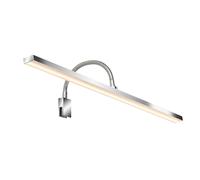 Applique murale LED Lampe de salle de bain Variateur d'intensité Lampe de miroir, métal chromé, 7W 600Lm blanc chaud, blanc neutre, L 60 cm