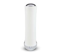 Applique murale LED, lampe de salon, intensité réglable, chambre à coucher, blanche, métal, H 53 cm