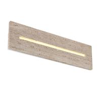 Applique murale LED Lampe de salon Interrupteur à gradins Blanc Métal L 40 cm