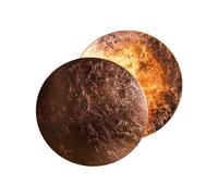 Applique murale LED Lederam W 17 low 9cm/2x disc Ø17cm