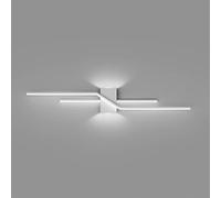 Applique Murale LED linéaire Moderne en métal, 99 cm, en Aluminium, luminaire décoratif pour Salon, Abat-Jour en Acrylique, Applique trapézoïdale créative d'intérieur pour Chambre à Coucher