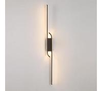 Applique Murale LED linéaire Noire à Longue Bande pour Salle de Bain, Applique Murale Filaire, éclairage d'intérieur vers Le Haut et vers Le Bas, Style Industriel, pour Chambre à Coucher, ch