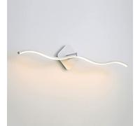 Applique Murale LED linéaire Wave pour Salle de Bain, éclairage de Miroir de courtoisie Minimaliste, éclairage de Miroir Moderne pour Salle de Bain, éclairage de Tableau