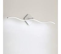 Applique Murale LED linéaire Wave pour Salle de Bain, éclairage de Miroir de courtoisie Minimaliste, éclairage de Miroir Moderne pour Salle de Bain, éclairage de Tableau